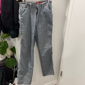 Dickies blue/white thin striped cargo pants!